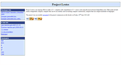 Desktop Screenshot of lestes.jikos.cz